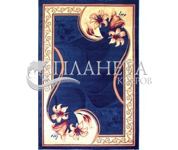 Синтетический ковер Hand Carving 0613 NAVY-CREAM - высокое качество по лучшей цене в Украине